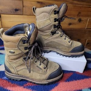 Irish Setter Red Wing 814 Havoc Boots Mens 7 D Brown Leather Combat 400G